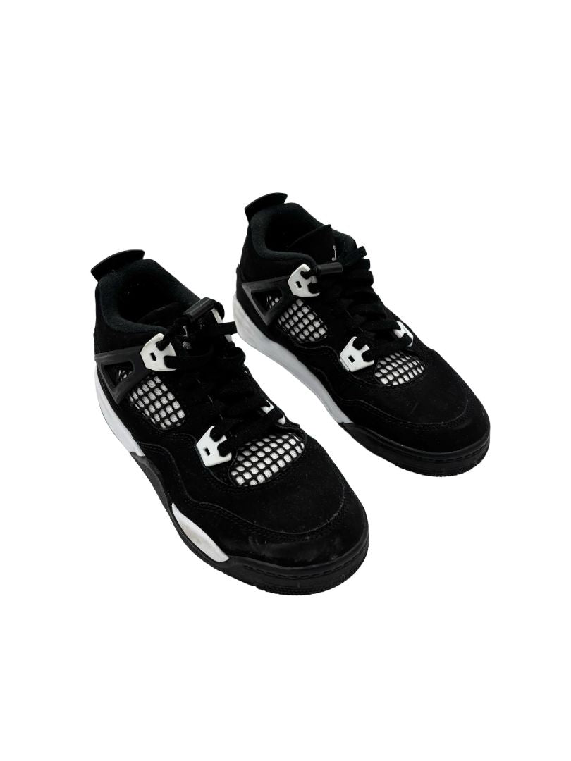 Nike Air Jordan 4 Retro wjite thunder, 13 little kid