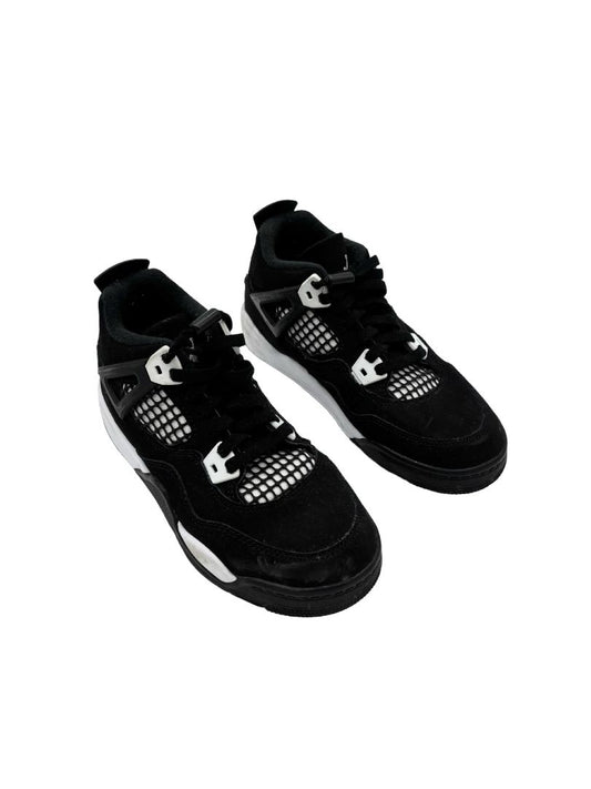 Nike Air Jordan 4 Retro wjite thunder, 13 little kid