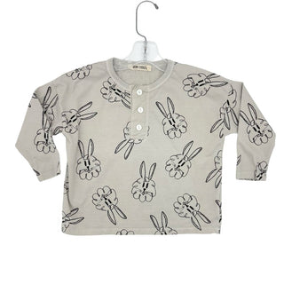 Bobo Choses grey bunny long sleeve, 2-3 years