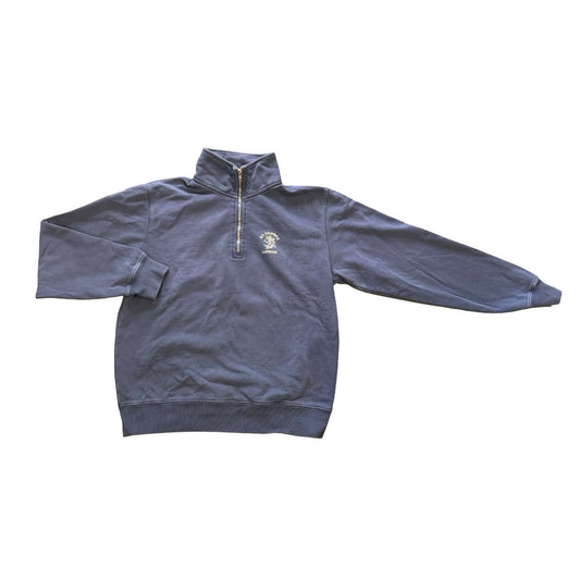 Brandy Melville Navy Quarter zip Sweatshirt, o/s