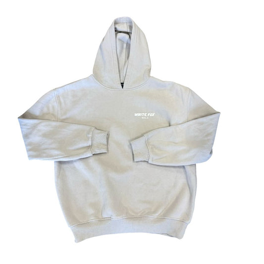 White Fox Beige Sweatshirt, small/medium