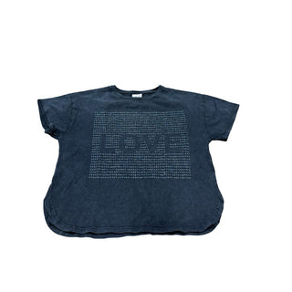Zara Blue T-Shirt with Blue Sparkle Design, 8 years