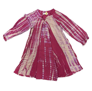 Natalie Martin Pink and Cream Tie Dye Cover-up Dress, xl