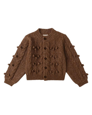 Rylee + Cru Brown Bobble Cardigan Brand New with Tags, 4-5 years