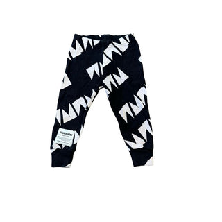 Nununu Black Leggings with Nununu Logo, 12-18 months