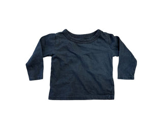 Mini Mioche Black Longsleeve Tee, 0-3 months