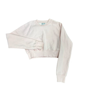 Tna Light Pink Perfect Cozy Fleece Cropped Crewneck, 2xs