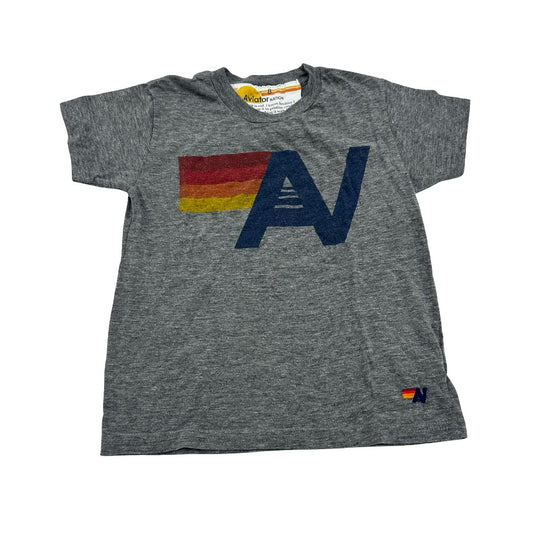 Aviator nation Heather grey AV tee, 8 years