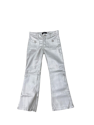 Flowers by Zoe Metallic silver pants, 5 years