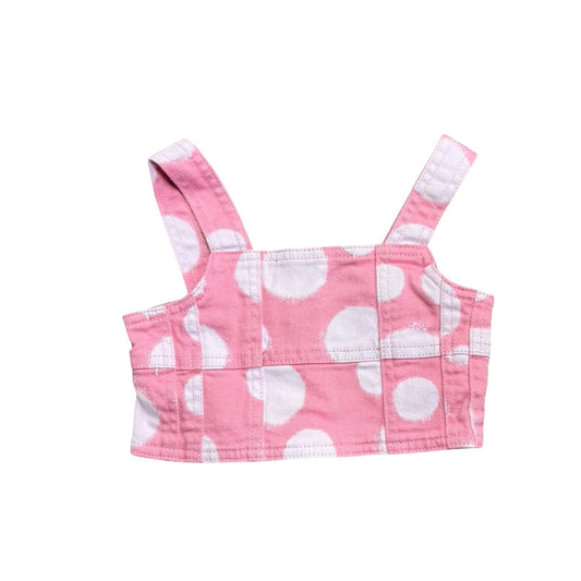Marc Jacobs Pink w/polka dots crop top, 4 years