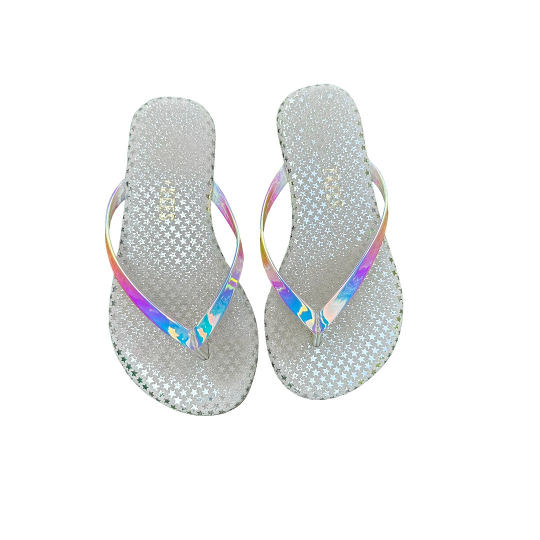Tkees flip flops, 9-10 little kid