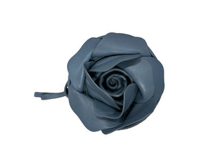 Zara Blue rose flower zara wristlet purse with detachable long strap, one size