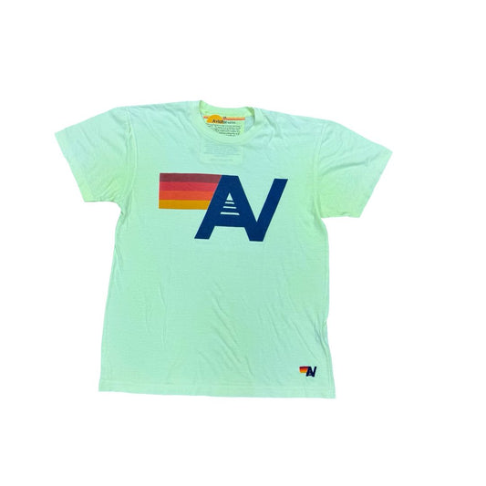 Aviator Nation Bright Yellow T-Shirt with Logo, medium