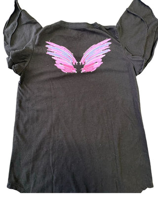 Chaser Pink star short sleave ruffle t-shirt, 14 years
