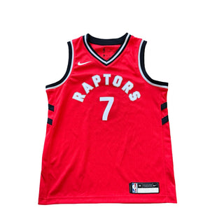 Nike x NBA Raptors Lowry official red jersey, 10-12 years