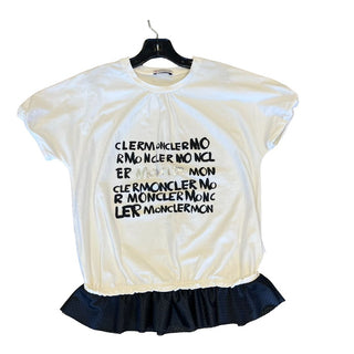 Moncler white/black Maglia tshirt, 12 years