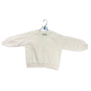 Zara Beige Everything is a Choice Crewneck, 4-5 years