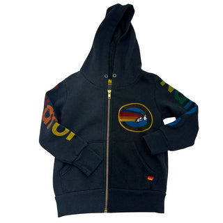 Aviator Nation classic charcoal zip hoodie Brand new with tags on, 2 years