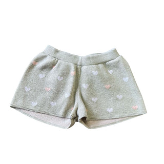 Zara Green Shorts with Hearts, 3-4 years