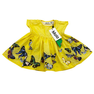 Molo Yellow butterfly dress new with tags, 6 months