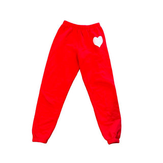 Katie J Shane XOXO Sweatpants in Red Hot, large