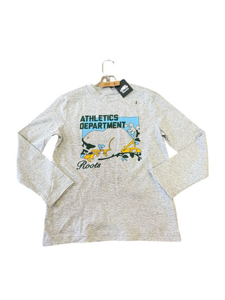 Roots new with tags long sleeve shirt athletics department, S