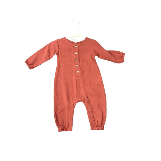 Quincy Mae Sample Woven jumpsuit, 3-6 Months