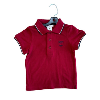 Jacadi Red collared tshirt, 23 months
