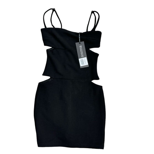 White Fox Black Mini Dress New with tags, xxs