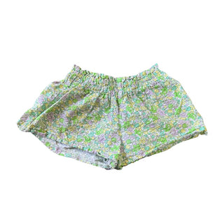 Zara Green Floral Shorts, 18-24 months
