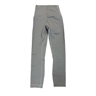 Lululemon Wunder Train High-Rise Cropped Light Grey Legging, 0