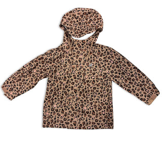 Crywolf Leopard Print Raincoat, 4 years