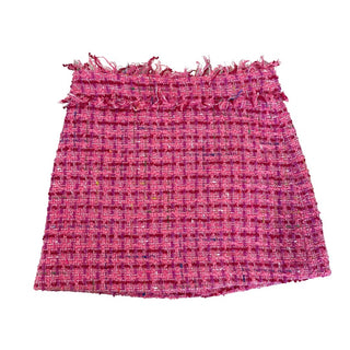 KatieJ cherry texture boucle skirt, small