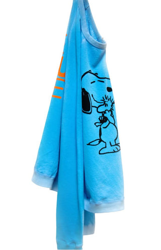Free City love raglan snoopy blue-orange, womens xs