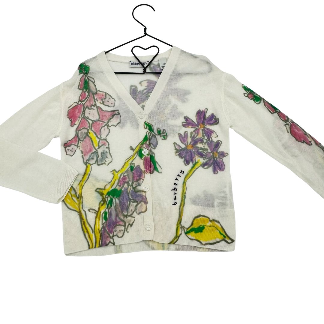 Burberry Floral Cardigan, 6 years