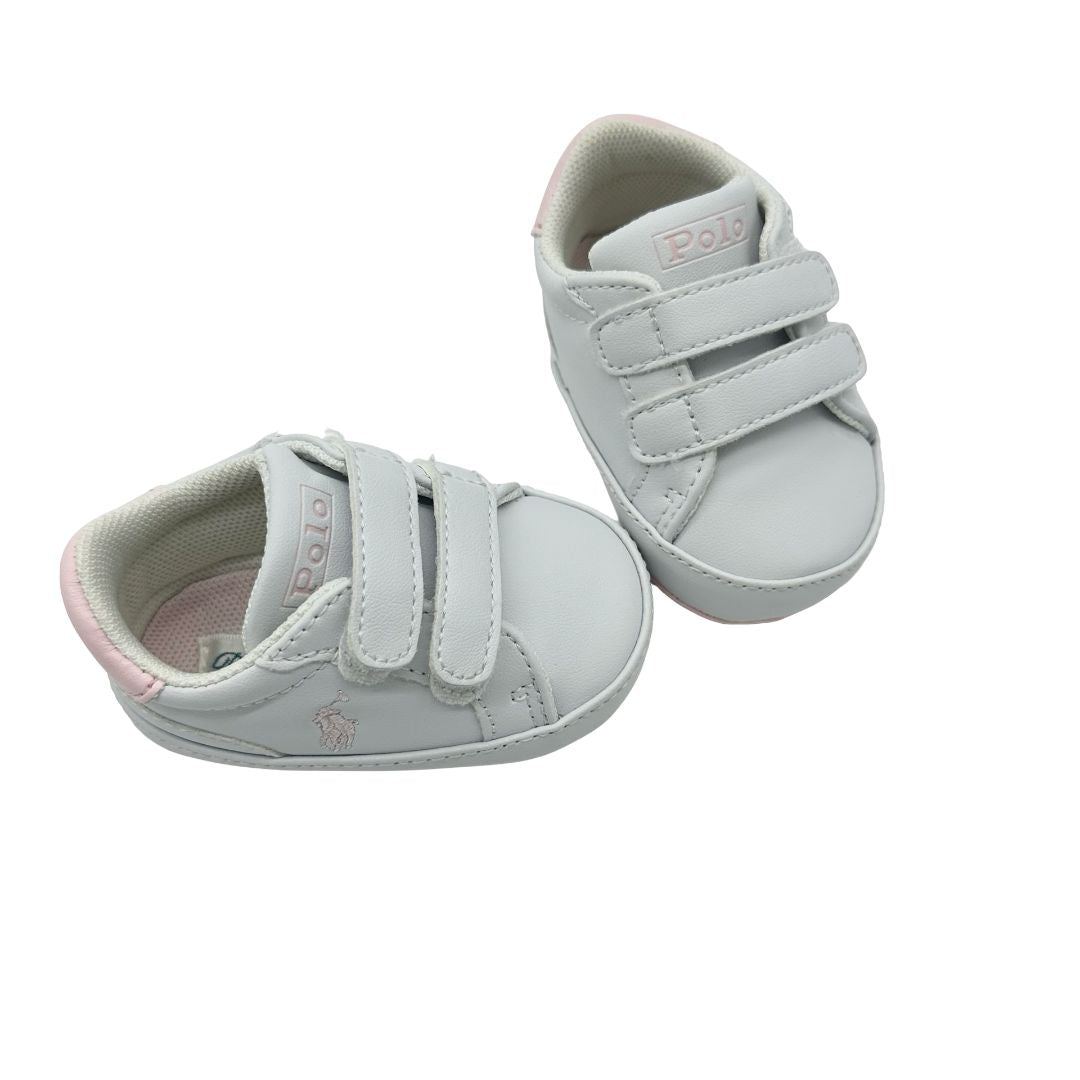 Ralph Lauren crib shoes brand new in box, eu 16 0-6 months