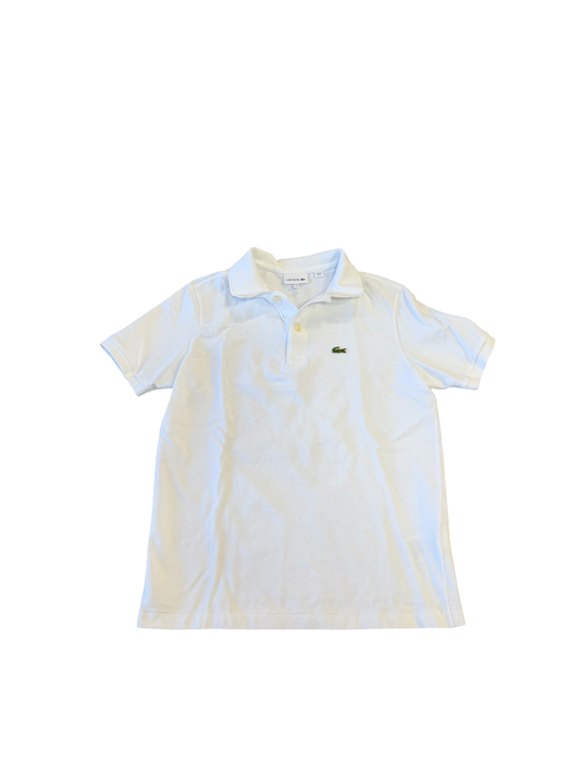 Lacoste white polo shirt, 14 years