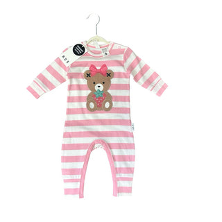 Hux sample  Striped Romper, 3-6 Months