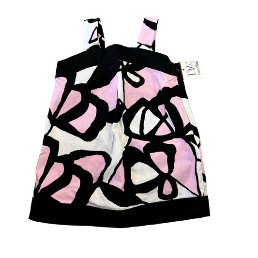 Gap x Diane Von Furstenberg new w/tags black/pink floral dress, 12-18 months