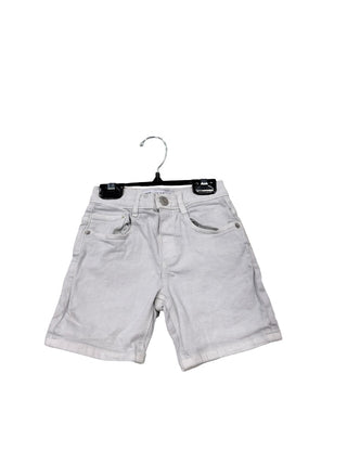 Zara Washed white denim shorts, 3-4 years