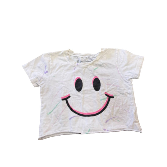 Prince Peter Cropped smiley face tshirt, Small