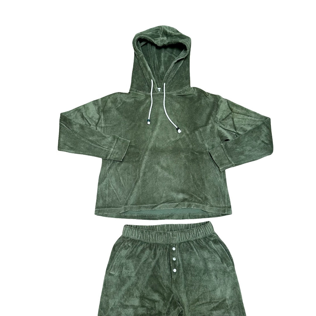 Green Donni Sweater and sweatpants terry set, Women’s medium
