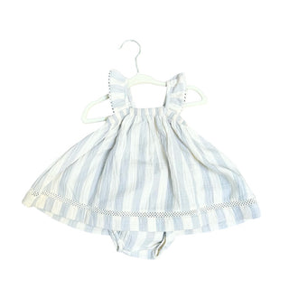 Quincy Mae Ruffled tank dress new with tags, 3-6 months