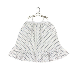 Petite Plume White Nightgown with Blue Flowers, 8 years