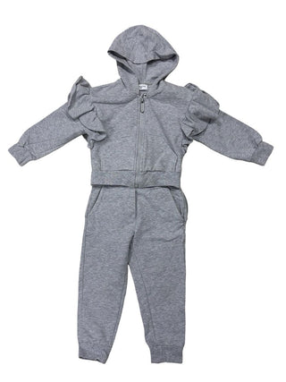 Monnalisa Alice in Wonderland Grey Sweatsuit with Hood, 3 years