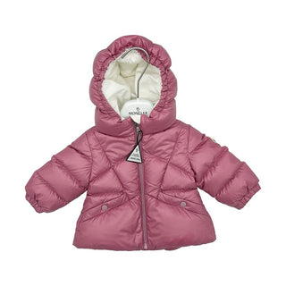 Moncler new pink down jacket, 3-6 months
