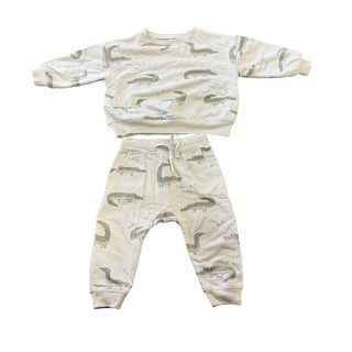 Rylee + Cru Alligator Sweatset, 6-12 months