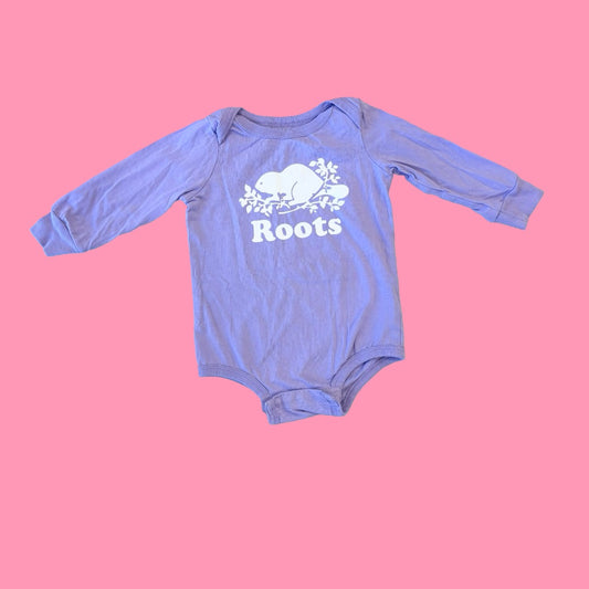 Roots Baby Lavender body suit, 6-12 months