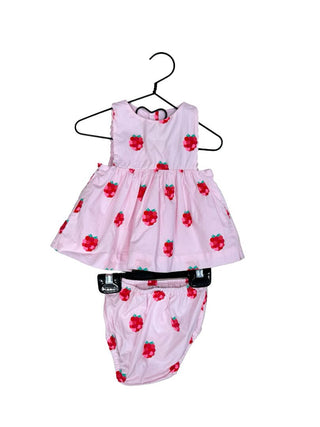 Jacadi rasberry dress, 1 month