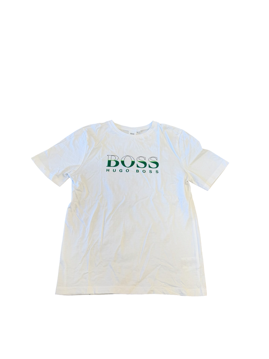Hugo Boss short sleeve white shirt, 12 years